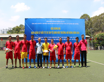 Công đoàn - Đoàn Thanh niên IDICO-CONAC và AHCV tham gia giải bóng đá chào mừng 87 năm ngày thành lập Đoàn TNCS HCM, 43 năm ngày giải phóng Miền Nam, thống nhất đất nước.