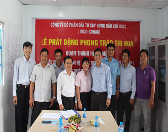 IDICO-CONAC tổ chức Lễ phát động thi đua tại công trình xây dựng hệ thống thoát nước - Dự án vệ sinh môi trường TP. Hồ Chí Minh