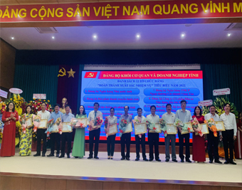 Đảng bộ IDICO-CONAC vinh dự nhận giấy khen của Đảng ủy Khối Cơ quan Doanh nghiệp tỉnh Bà Rịa - Vũng Tàu hoàn thành xuất sắc nhiệm vụ tiêu biểu năm năm 2022