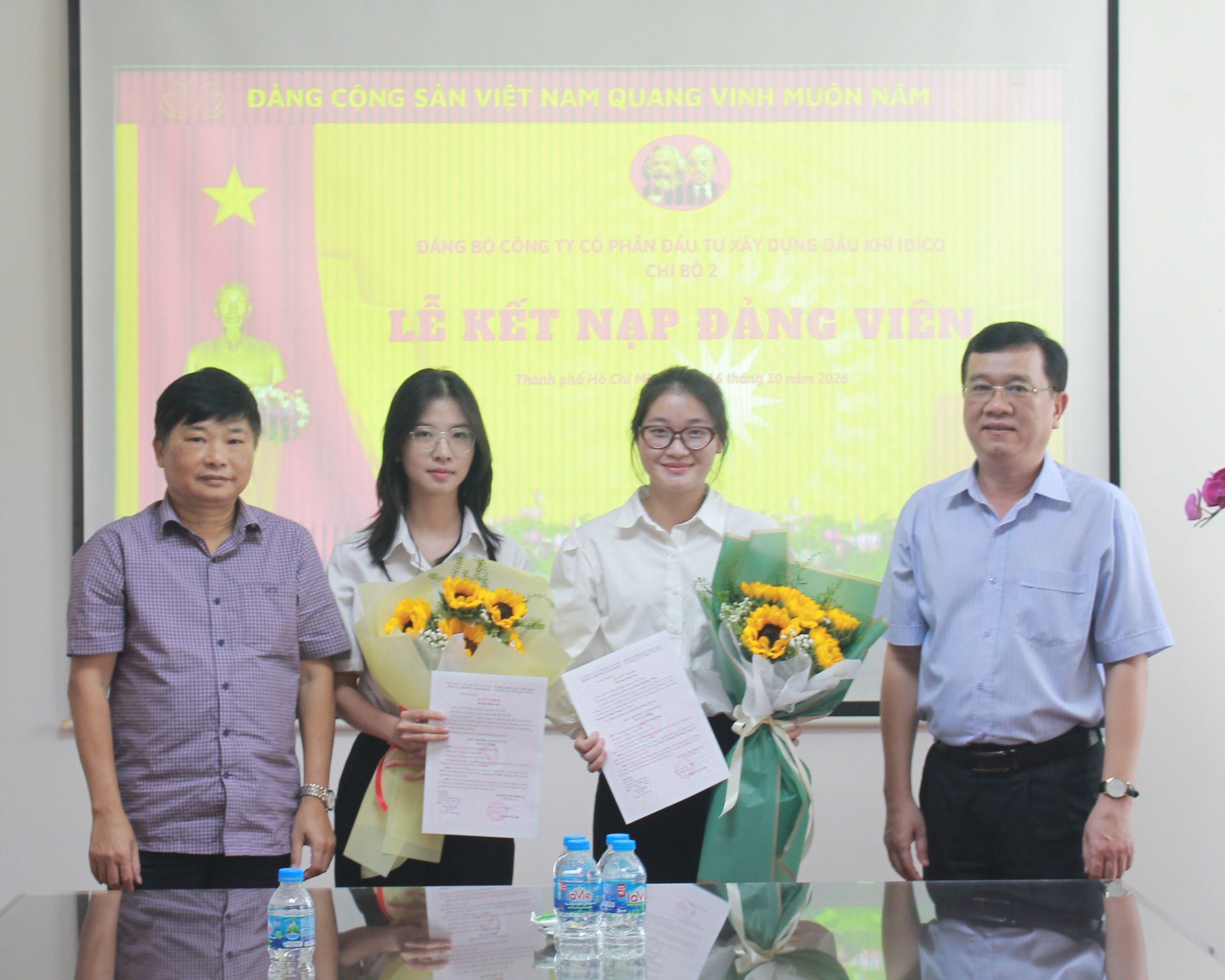IDICO-CONAC tổ chức Lễ kết nạp Đảng viên mới