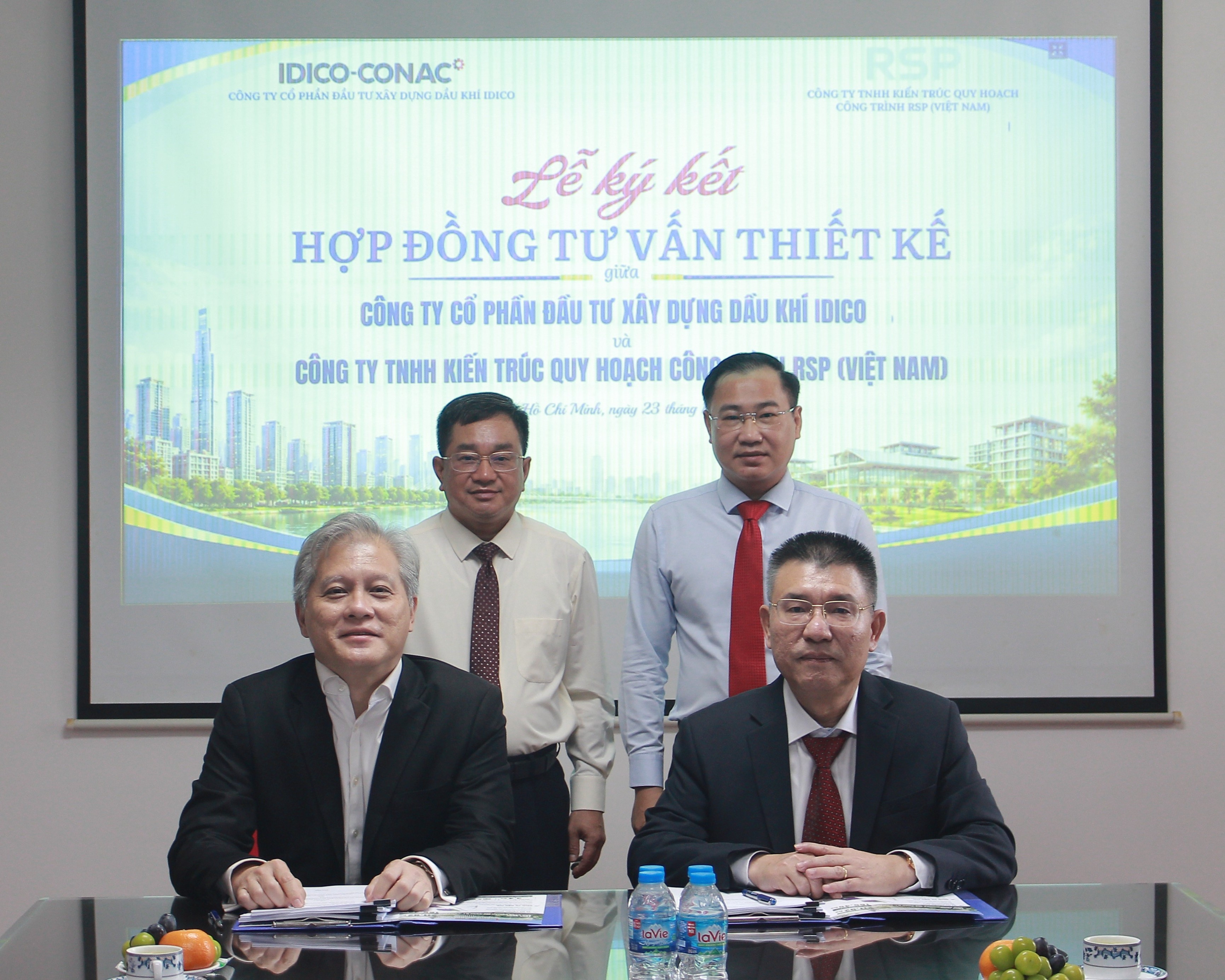 IDICO-CONAC tổ chức Lễ ký kết Hợp đồng tư vấn thiết kế kiến trúc Dự án CONAC PLAZA với RSP Việt Nam