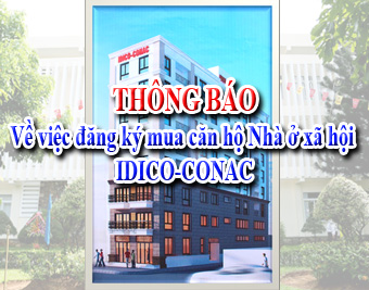 Thông báo về việc đăng ký mua căn hộ Nhà ở xã hội IDICO-CONAC
